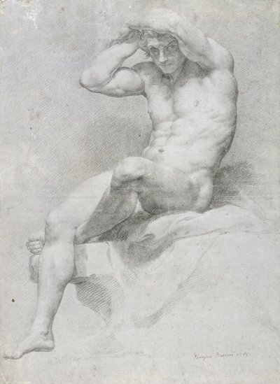 Academic Nude by Pompeo Girolamo Batoni